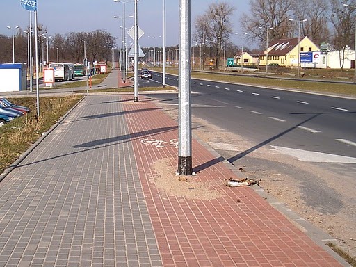 Piste cyclable un peu particulière